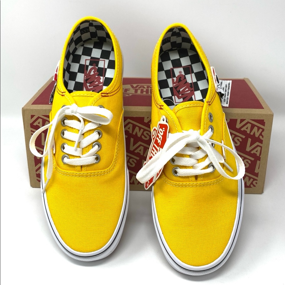 🌹 Spring Sale 🌹 VANS Authentic Hc Diy Lemon Canvas Women's Size 7 VN0A4UUC1AE - Picture 11 of 15